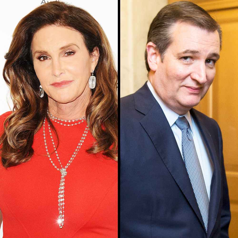 Caitlyn Jenner and Ted Cruz