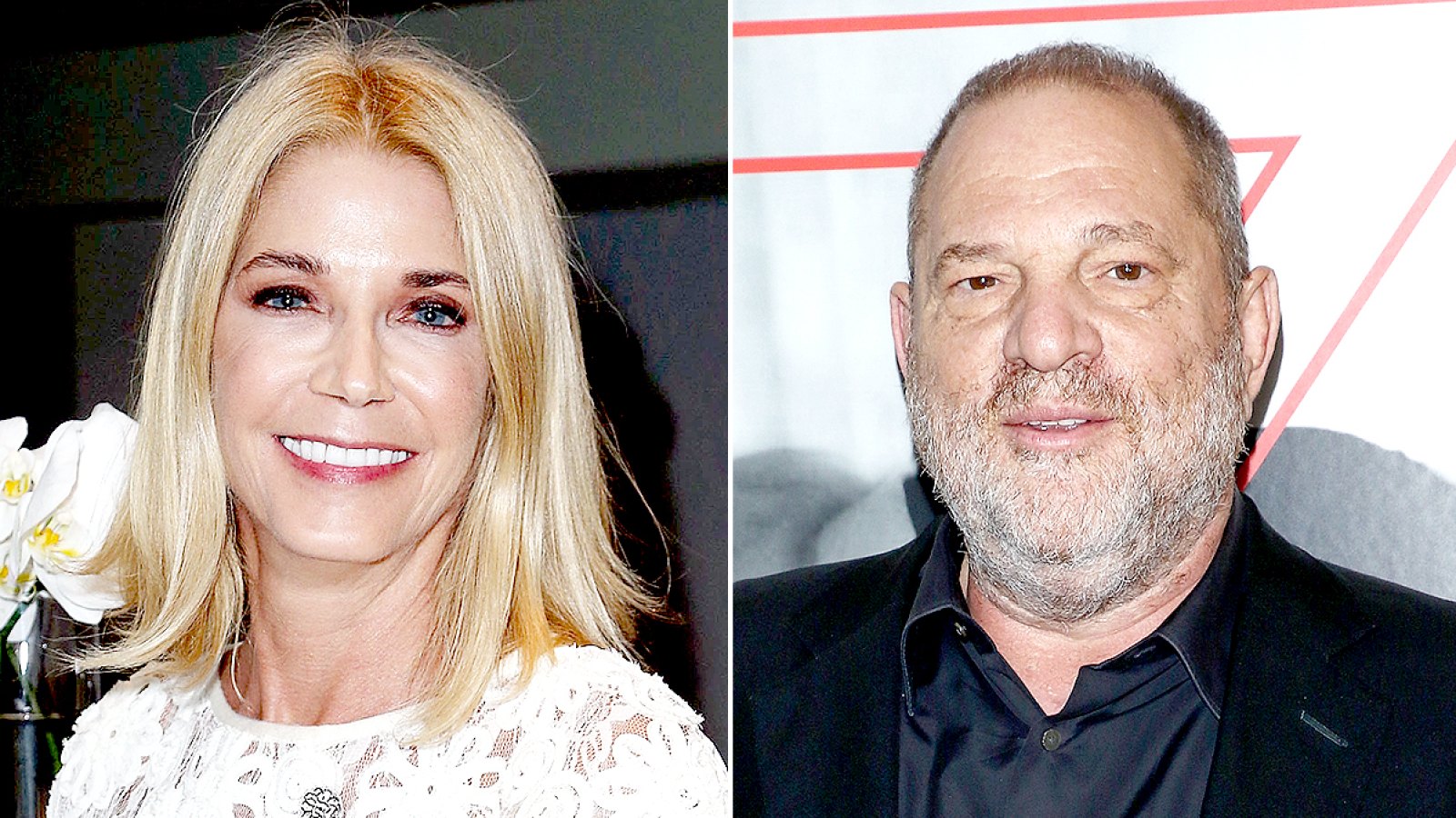 Candace Bushnell and Harvey Weinstein