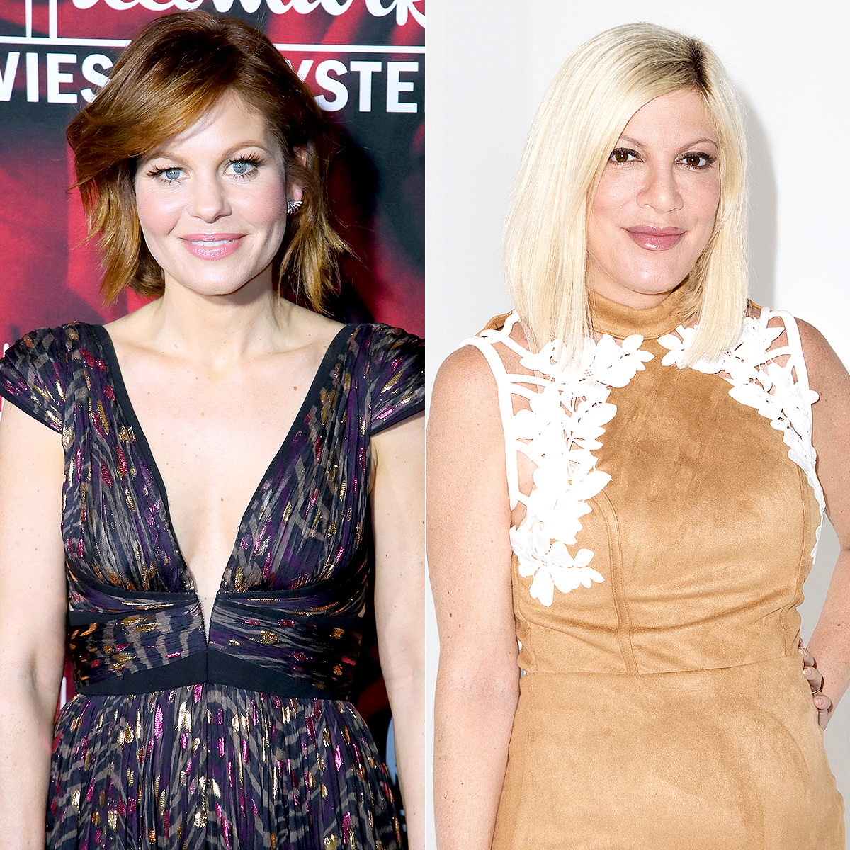 Candace Cameron-Bure and Tori Spelling
