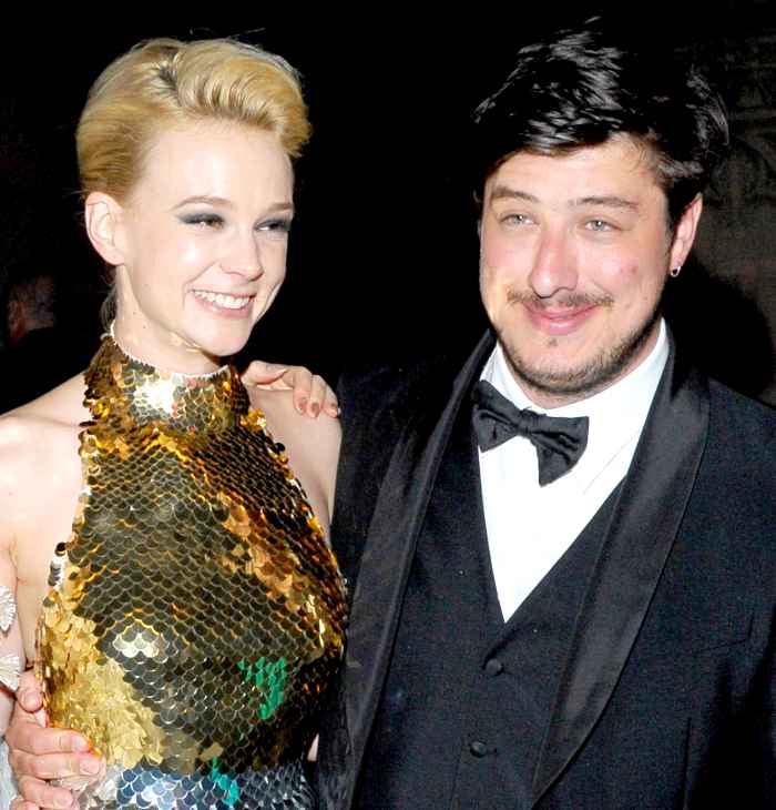 Carey Mulligan and Marcus Mumford attend the after party for the "Schiaparelli and Prada: Impossible Conversations" Costume Institute exhibition on May 7, 2012 in New York City.