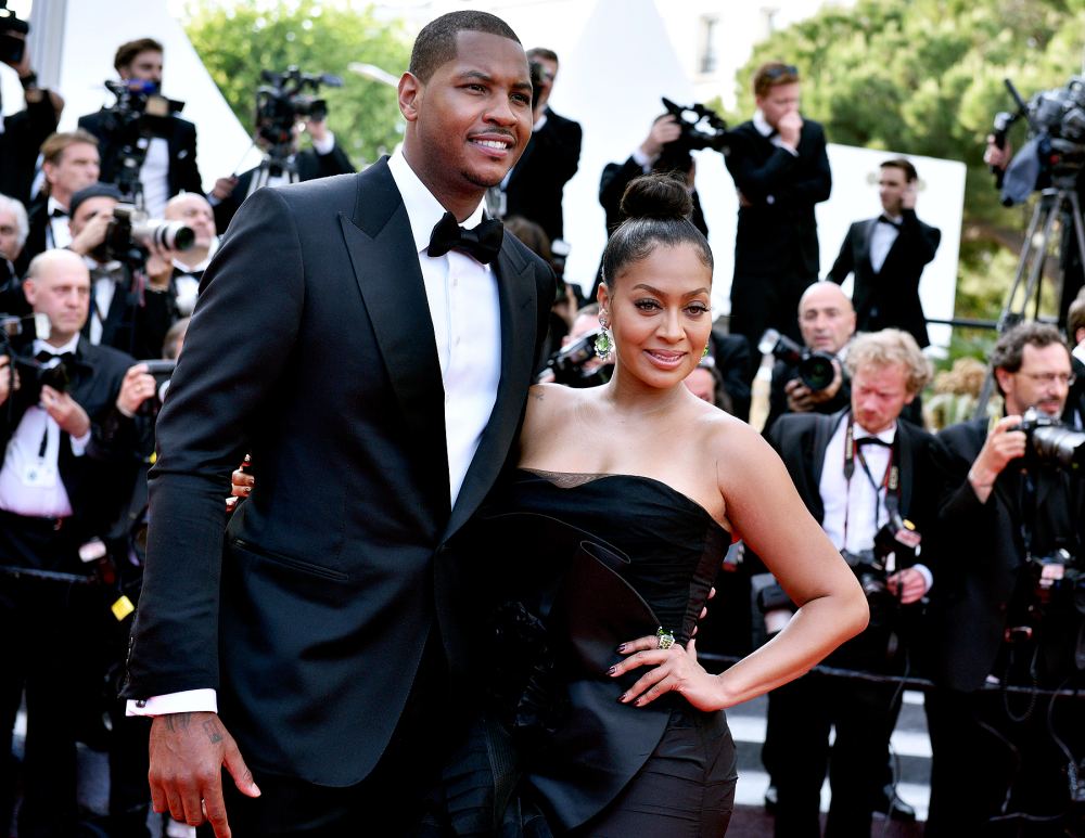 Carmelo Anthony and La La Anthony at the 'Loving' premiere during the 69th annual Cannes Film Festival at the Palais des Festivals, Cannes, France, May 16, 2016.