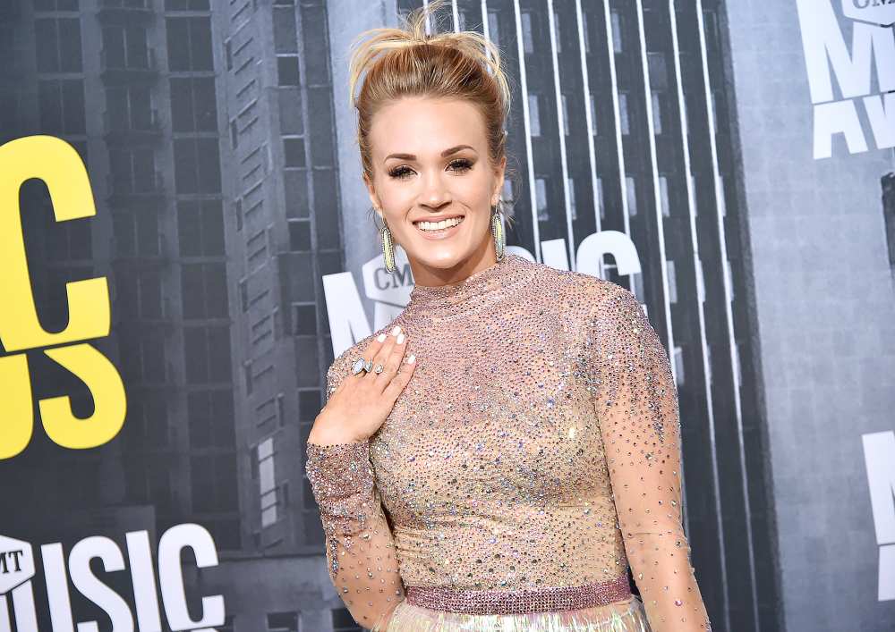 Carrie Underwood attends the 2017 CMT Music Awards at the Music City Center on June 7, 2017 in Nashville, Tennessee.