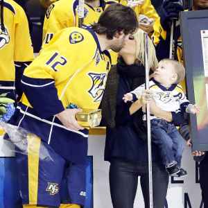 Mike Fisher, Carrie Underwood and Isaiah Fisher