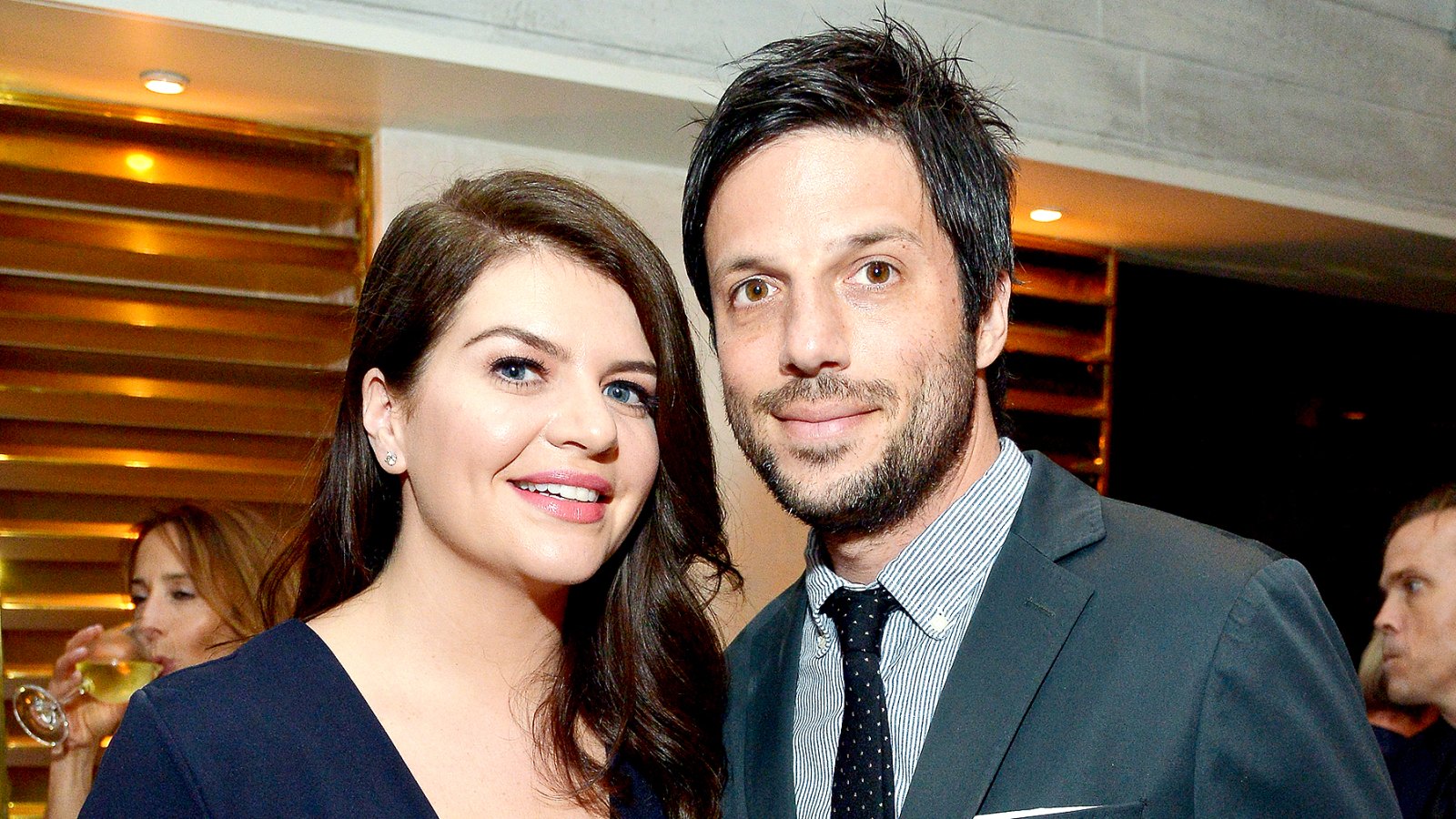Casey Wilson and David Caspe attend the premiere of Amazon's new series "One Mississippi" on August 30, 2016 in Los Angeles, California.