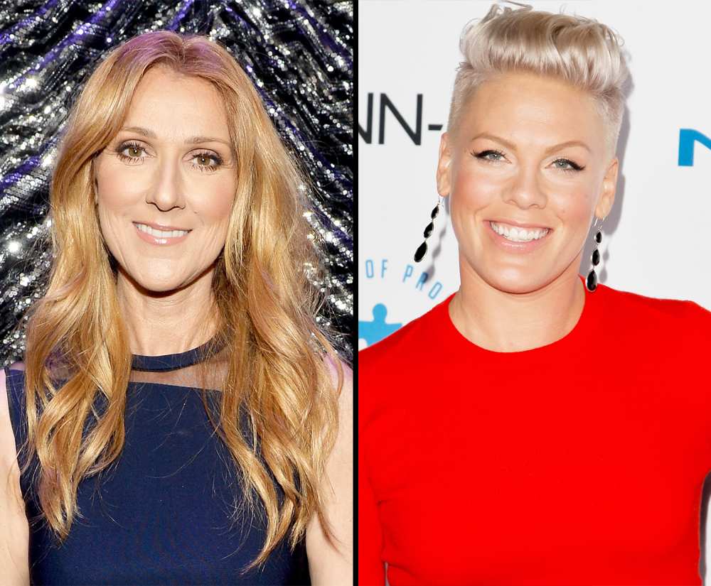 Celine Dion and Pink