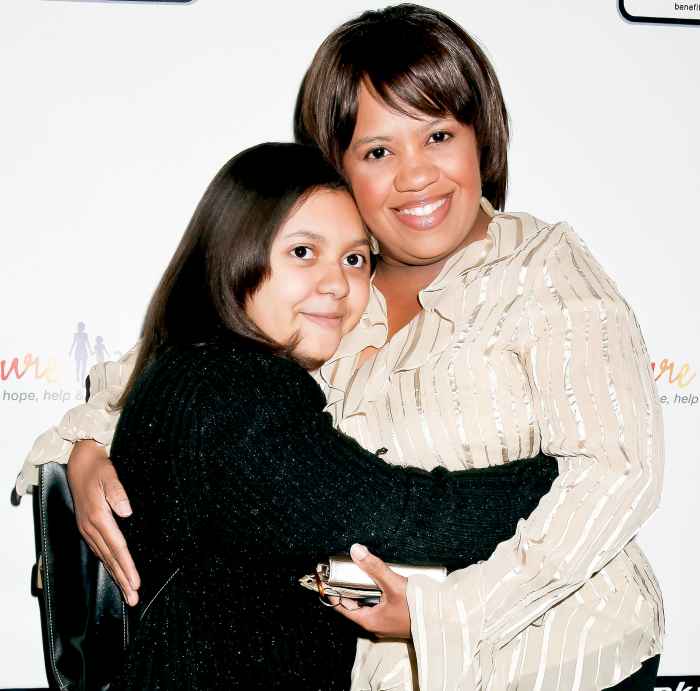 Chandra Wilson and daughter Sarina attend the Rock-N-Roll Marathon pre-race benefit dinner with CureMito! and Chandra Wilson at Brookside Golf Club on February 18, 2012 in Pasadena, California.