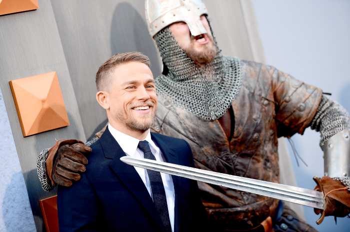Charlie Hunnam attends the premiere of Warner Bros. Pictures' "King Arthur: Legend Of The Sword" at TCL Chinese Theatre on May 8, 2017 in Hollywood, California.