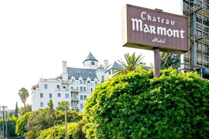 General view of the Chateau Marmont Hotel on December 05, 2016 in Los Angeles, California.