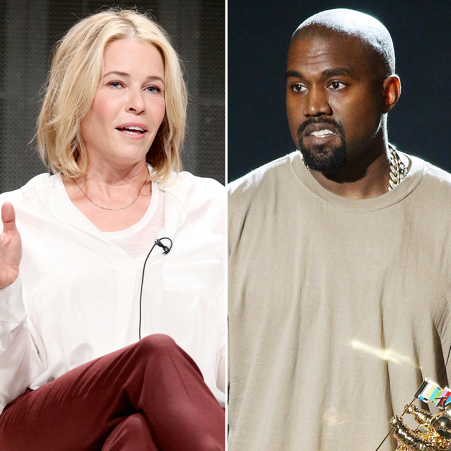 Chelsea Handler and Kanye West
