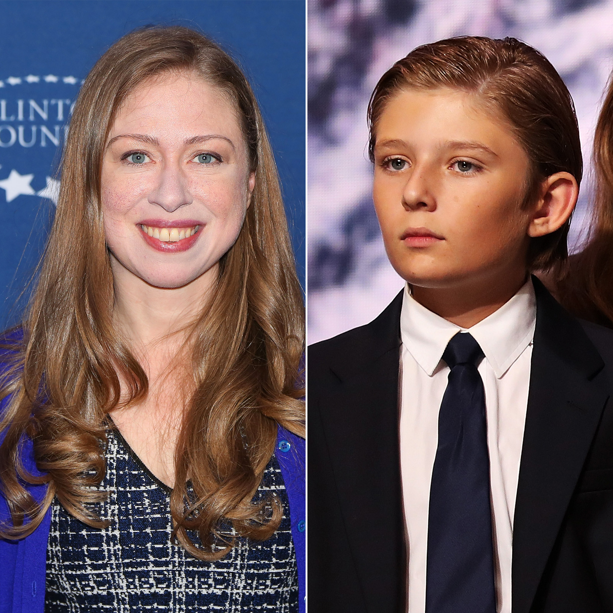 Chelsea Clinton, Barron Trump