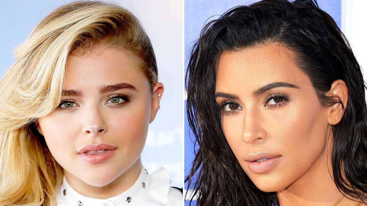 Chloe Grace Moretz and Kim Kardashian