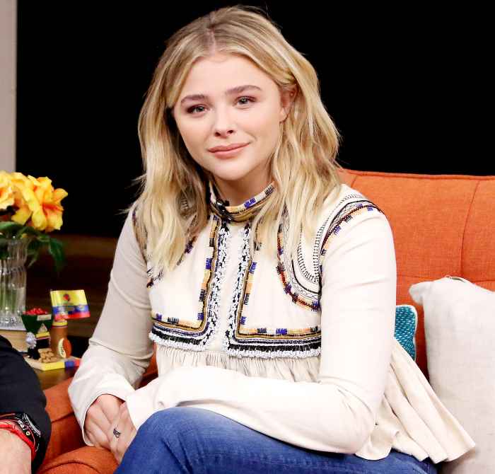 Chloe Grace Moretz is seen on the set of 'Despierta America' to promote the film 'Neighbors 2 Sorority Rising' at Univision Studios on May 5, 2016 in Miami, Florida.