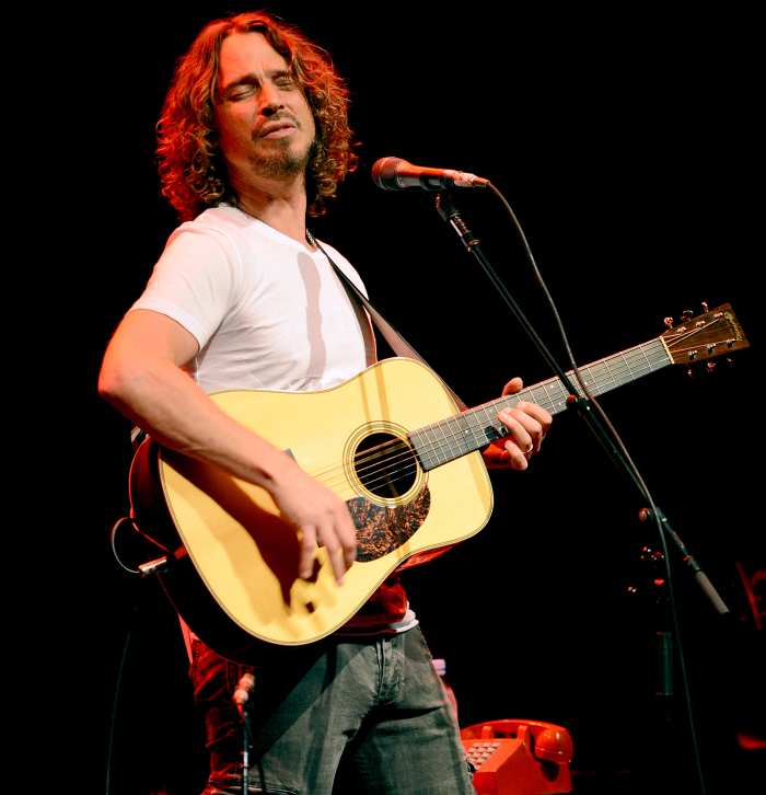 Chris Cornell performs at the Fillmore in Miami Beach in 2012.