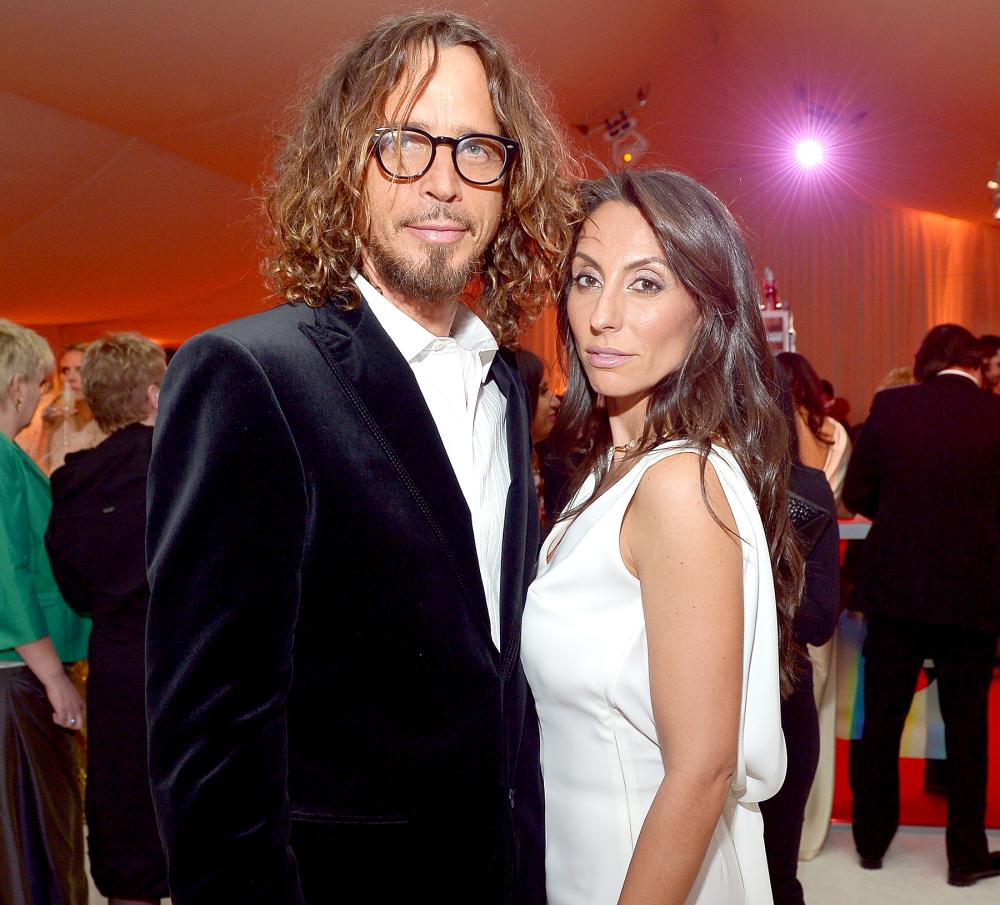 Chris Cornell and Vicky Cornell attend Neuro at 21st Annual Elton John AIDS Foundation Academy Awards Viewing Party at West Hollywood Park on February 24, 2013.