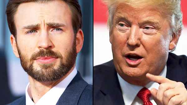 Chris Evans and Donald Trump