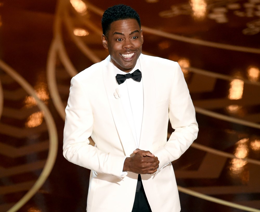 Chris Rock speaks onstage during the 88th Annual Academy Awards.