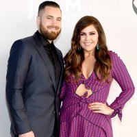 Chris Tyrell and Hillary Scott of Lady Antebellum attend the 52nd Academy of Country Music Awards at Toshiba Plaza on April 2, 2017 in Las Vegas, Nevada.