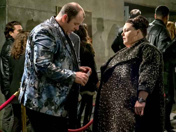 Chris Sullivan as Toby and Chrissy Metz as Kate on This Is Us.