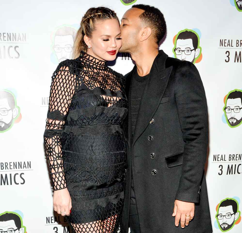 Chrissy Teigen and John Legend attend the