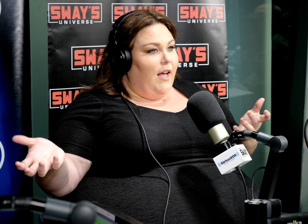 Chrissy Metz visits "Sway in the Morning" on Eminem's exclusive SiriusXM channel, Shade 45 at SiriusXM Studios on February 17, 2017 in New York City.