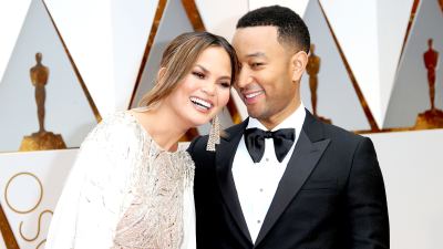 Chrissy Teigen and John Legend arrive at the 89th Annual Academy Awards at Hollywood & Highland Center on February 26, 2017 in Hollywood, California.