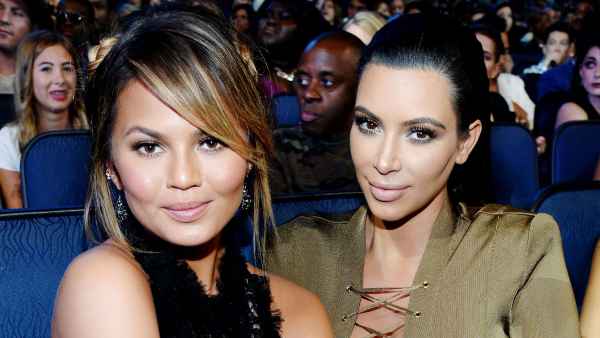 Chrissy Teigen Kim Kardashian West