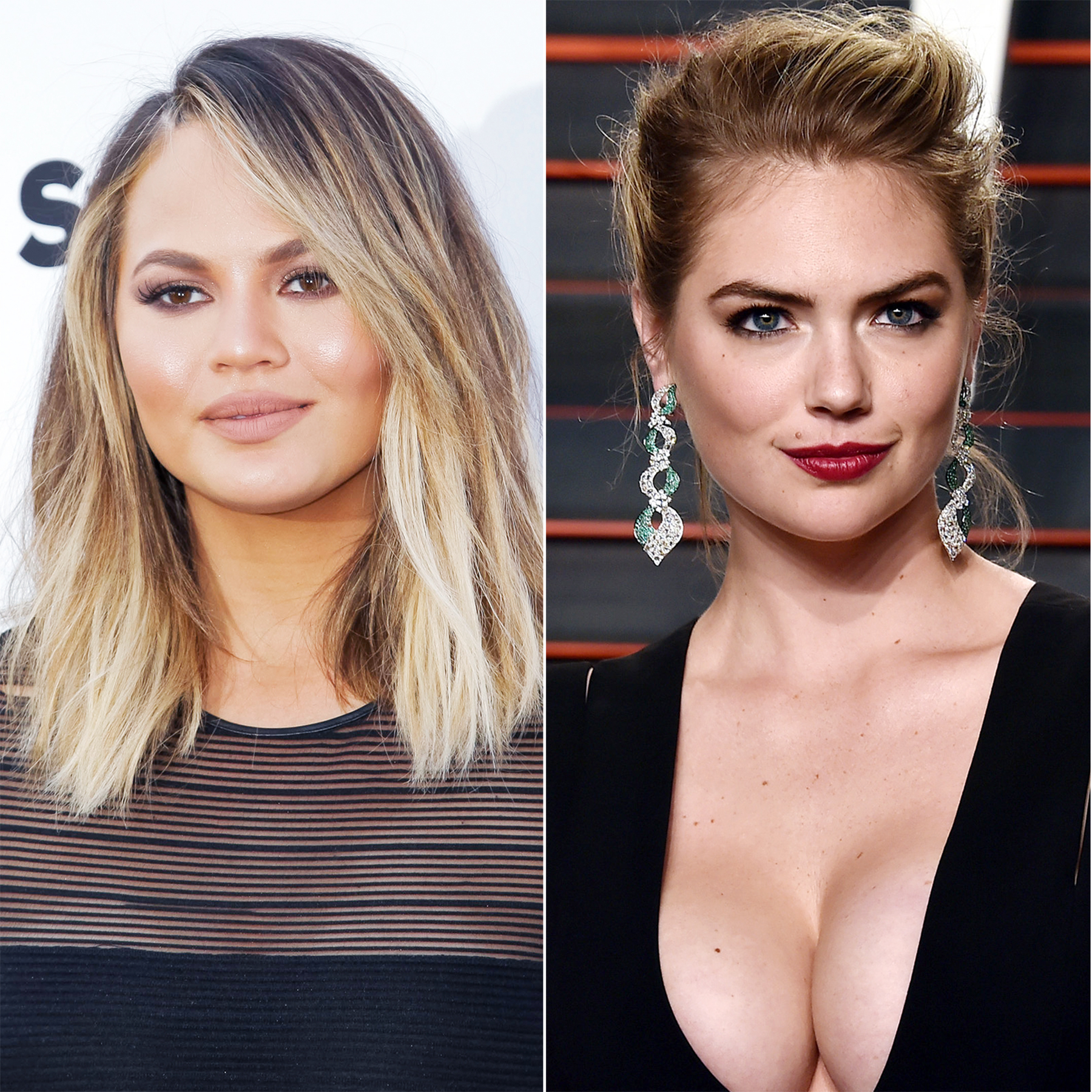 Chrissy Teigen; Kate Upton
