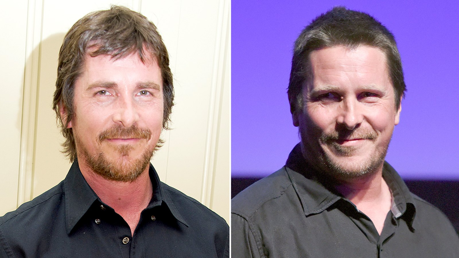 Christian Bale in April and Christian Bale in September.