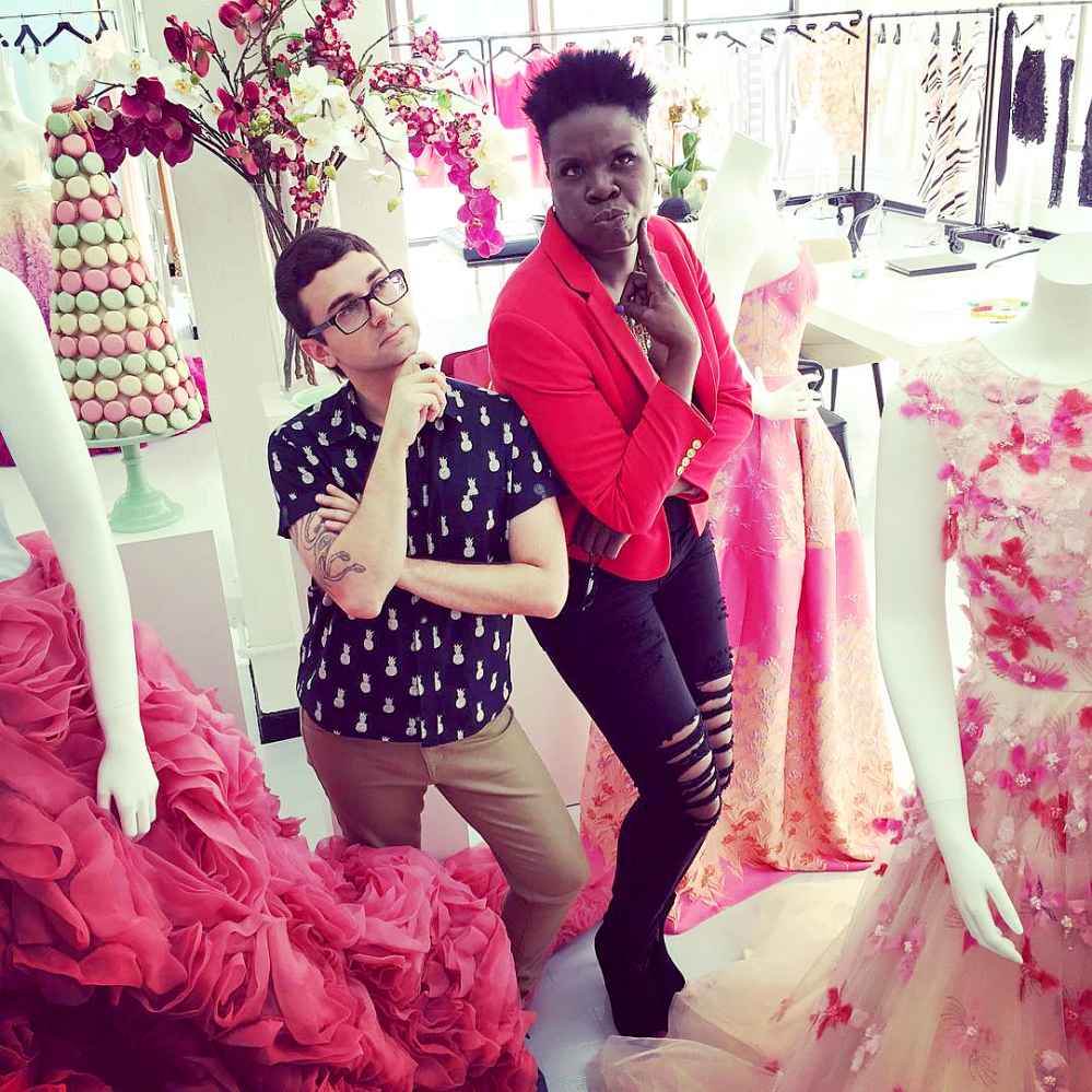 Christian Siriano and Leslie Jones