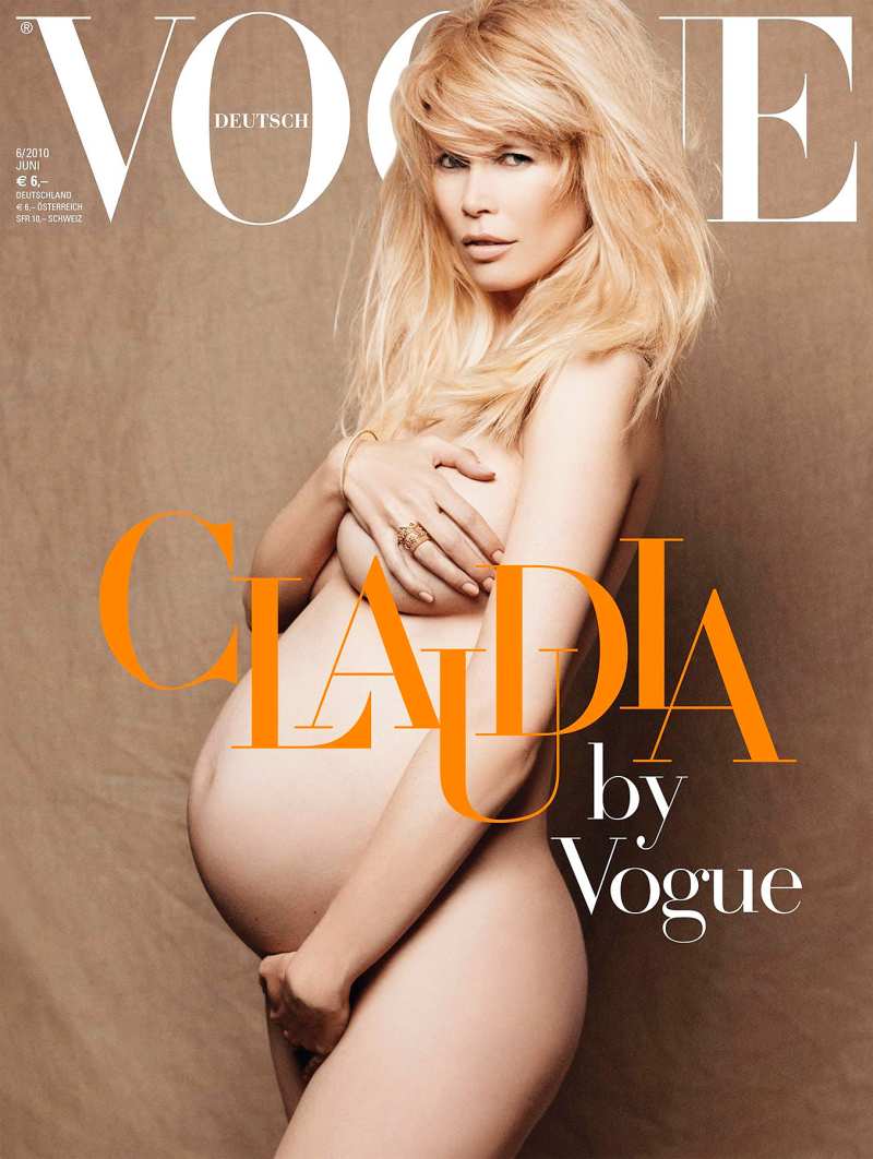 Claudia Schiffer Vogue Germany cover