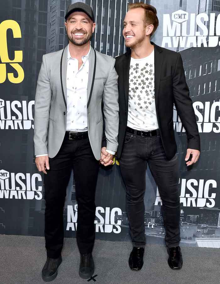 Cody Alan and Michael Trea Smith attend the 2017 CMT Music Awards at the Music City Center on June 7, 2017 in Nashville, Tennessee.