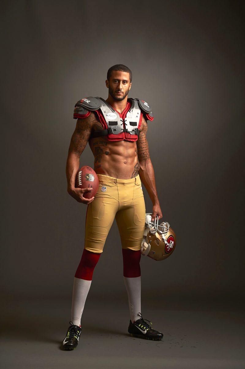 Colin Kaepernick NFL Hunk Shirtless