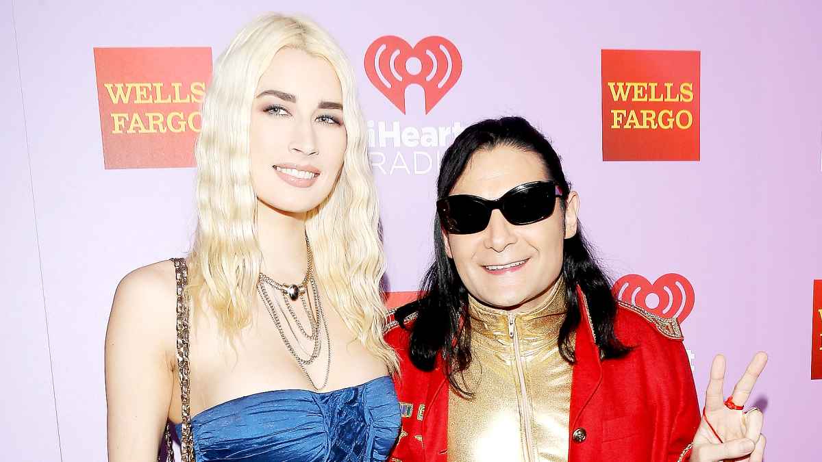 Corey Feldman and Courtney Anne arrive at the iHeart80s Party 2016 held at The Forum on February 20, 2016 in Inglewood, California.
