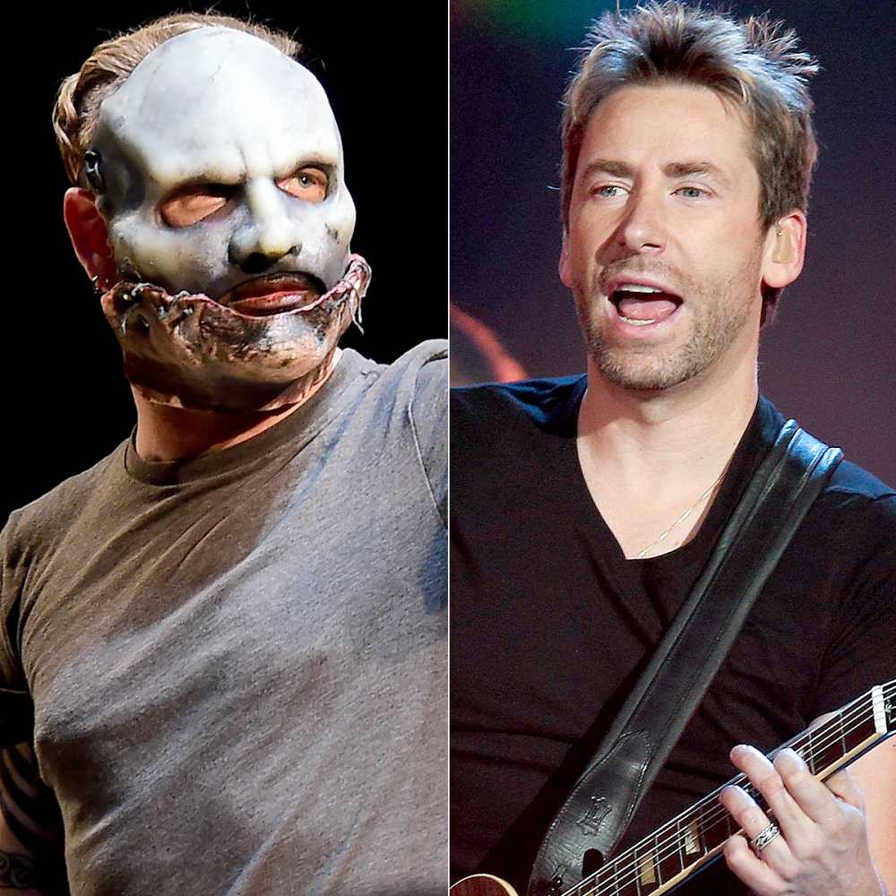 Corey Taylor of Slipknot and Nickelback of Chad Kroeger