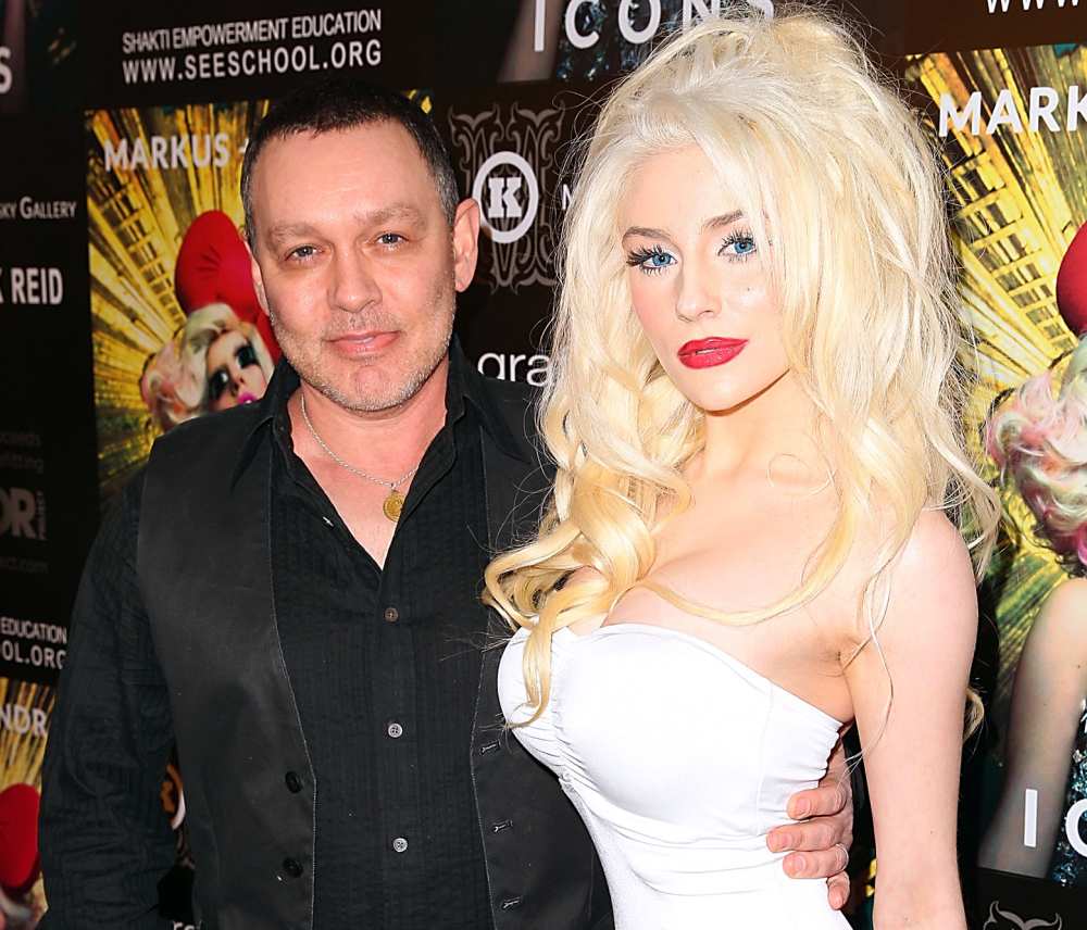 Doug Hutchinson and Courtney Stodden arrive at Markus + Indrani Icons book launch party on January 10, 2013 in Los Angeles, California.