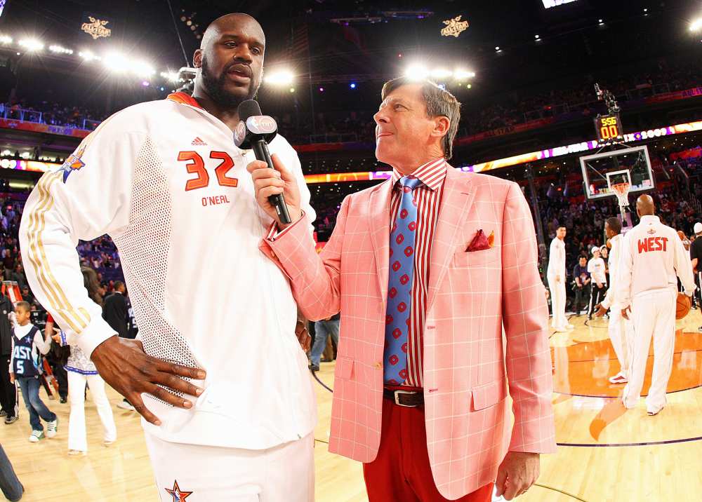 Shaquille O'Neal and Craig Sager