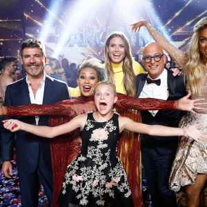 Simon Cowell, Mel B, Darci Lynne, Heidi Klum, Howie Mandell, Tyra Banks America's Got Talent AGT