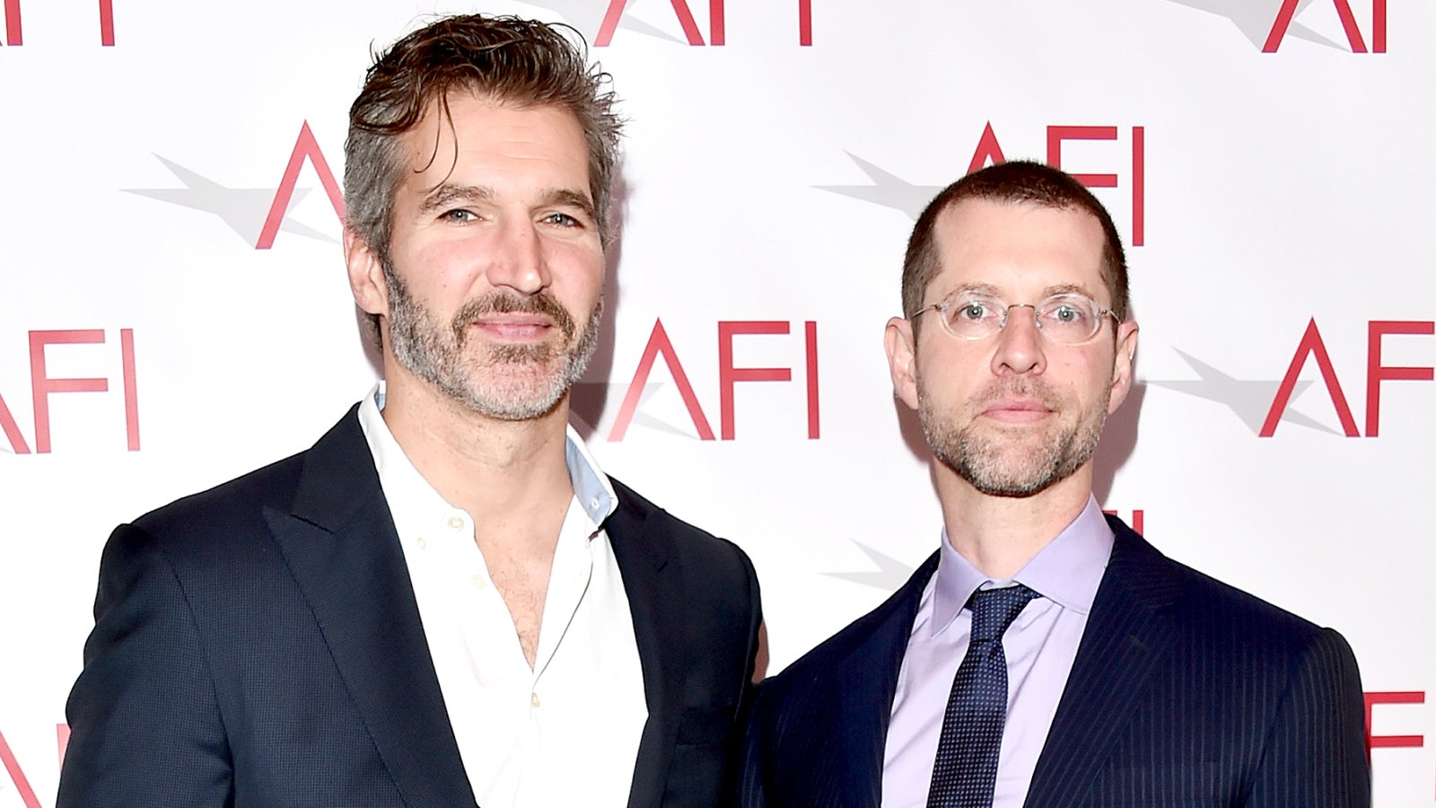 David Benioff and D. B. Weiss attend the 17th annual AFI Awards at Four Seasons Los Angeles at Beverly Hills on January 6, 2017 in Los Angeles, California.
