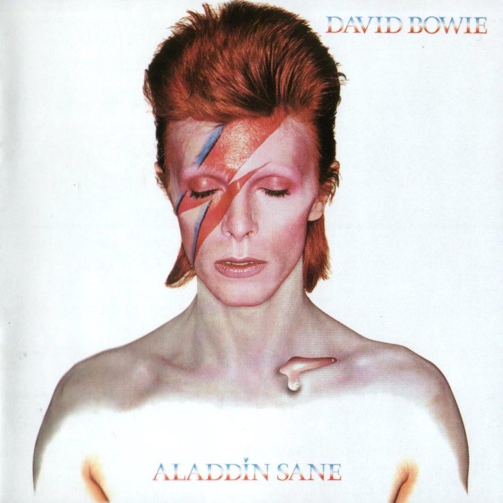 David Bowie’s iconic Aladdin Sane album cover