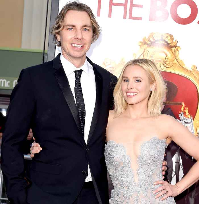Dax Shepard and Kristen Bell arrive at the premiere of USA Pictures' 'The Boss' at Regency Village Theatre on March 28, 2016 in Westwood, California.