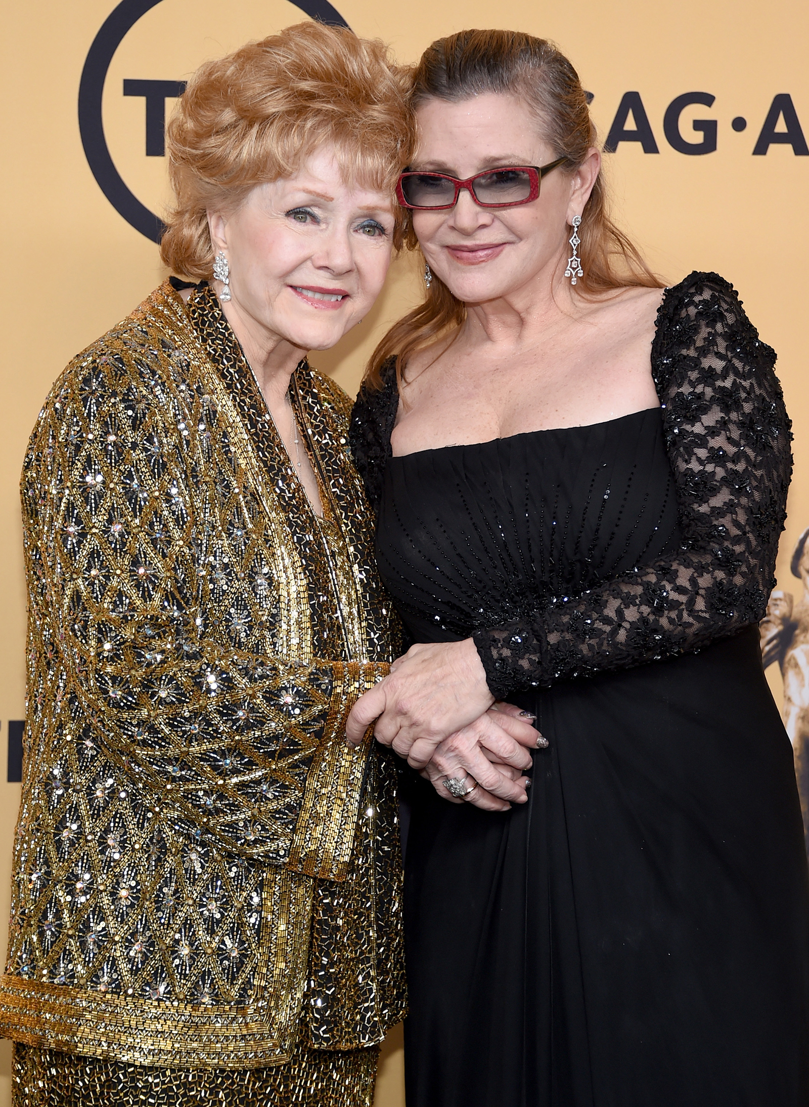 Debbie Reynolds and Carrie Fisher