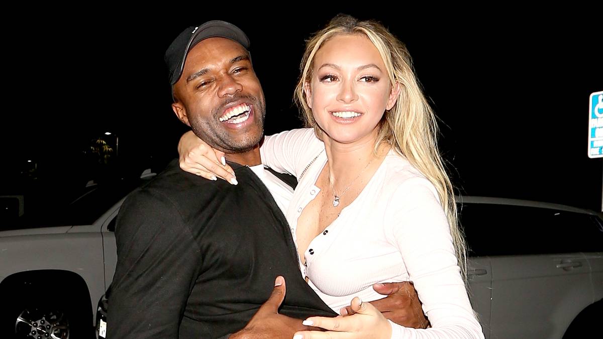 Corinne Olympios and DeMario Jackson reunite at Nightingale Plaza on August 30, 2017.
