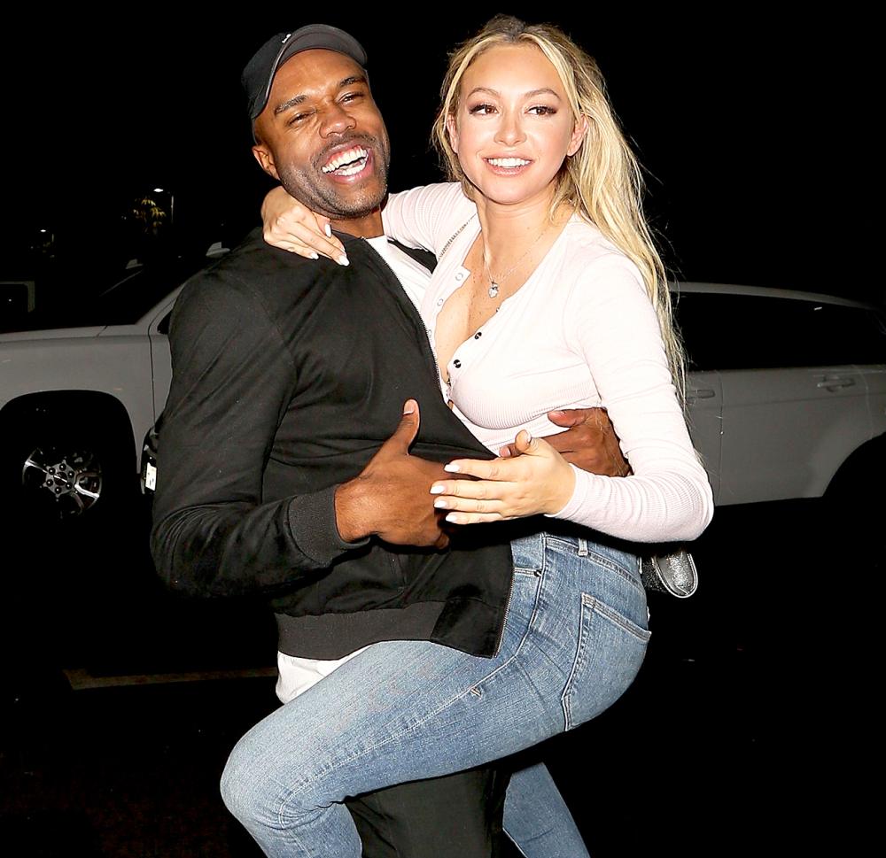 DeMario Jackson and Corinne Olympios Are 'Just Friends' Despite That Kiss
