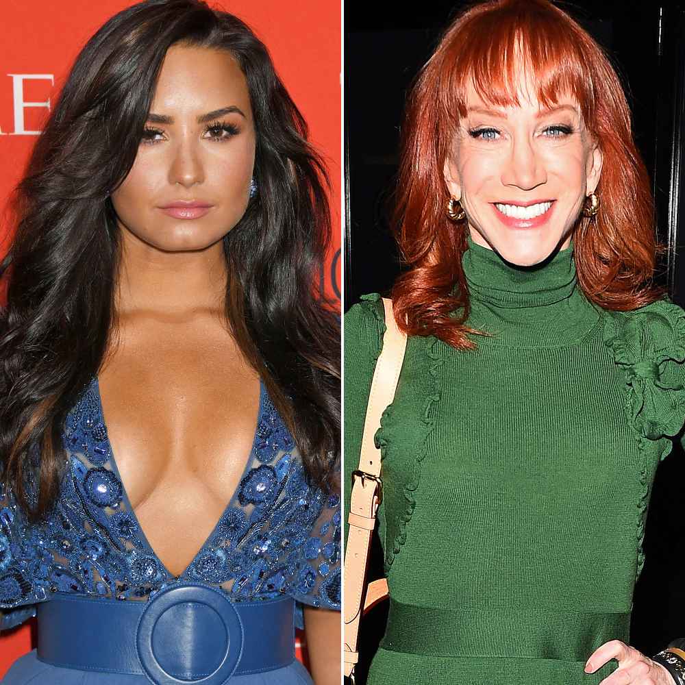 Demi Lovato and Kathy Griffin