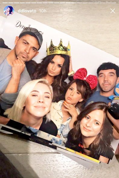 Wilmer Valderrama and Demi Lovato