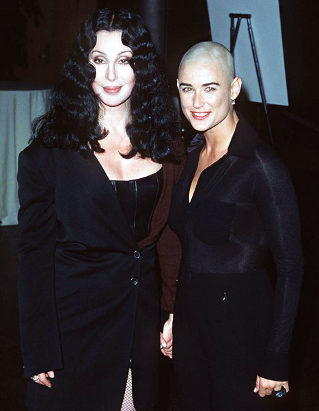 demi moore and cher in 1996