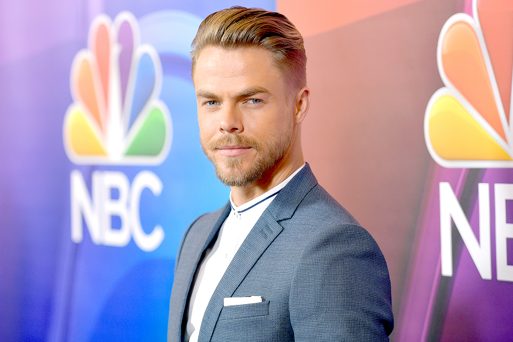 Derek Hough at the NBCUniversal Summer TCA Press Tour at The Beverly Hilton Hotel on August 3, 2017 in Beverly Hills, California.