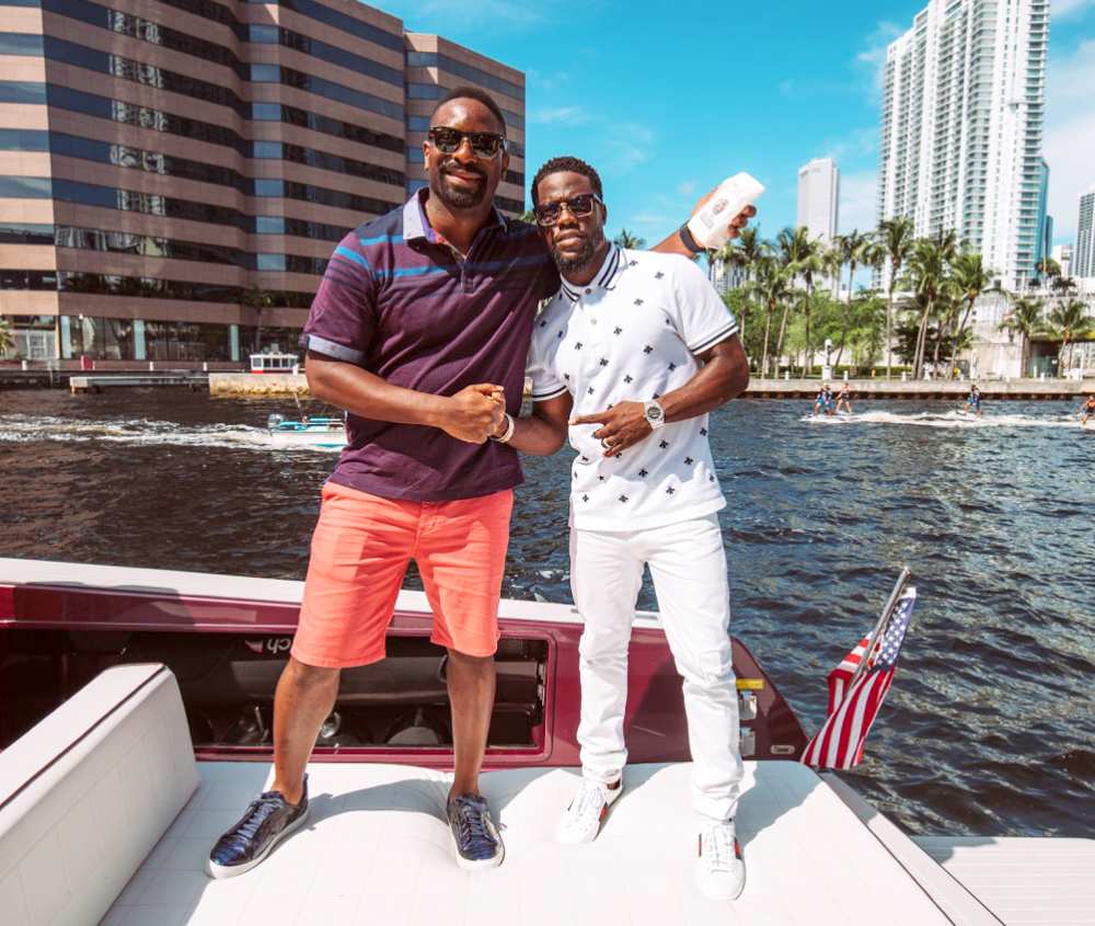 DJ IRIE and Kevin Hart