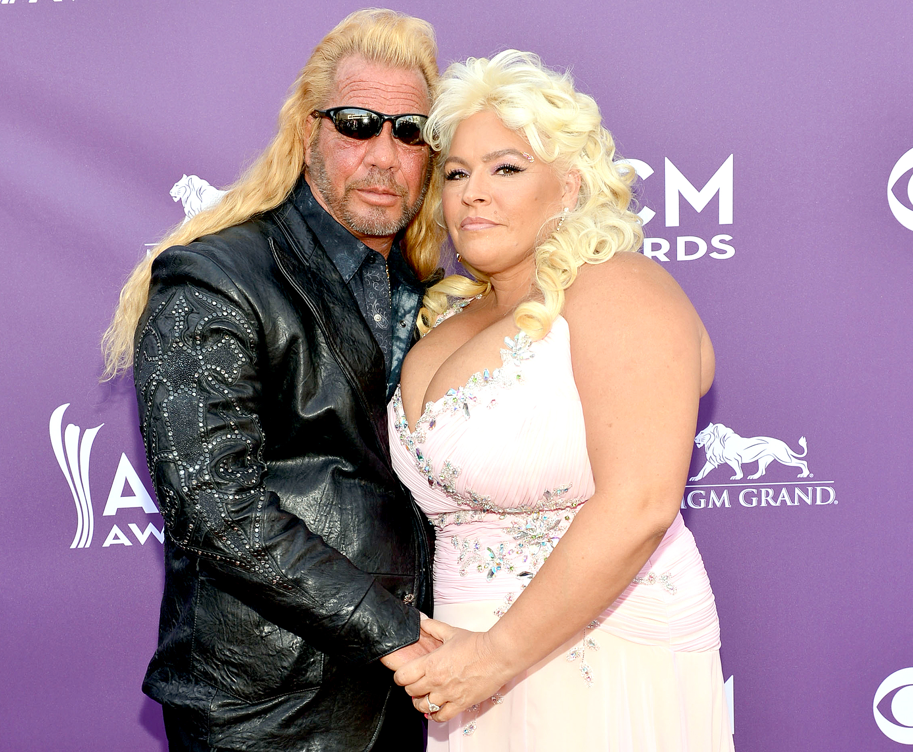 Duane "Dog" Chapman and Beth Smith attend the 48th Annual Academy of Country Music Awards at the MGM Grand Garden Arena on April 7, 2013 in Las Vegas, Nevada.