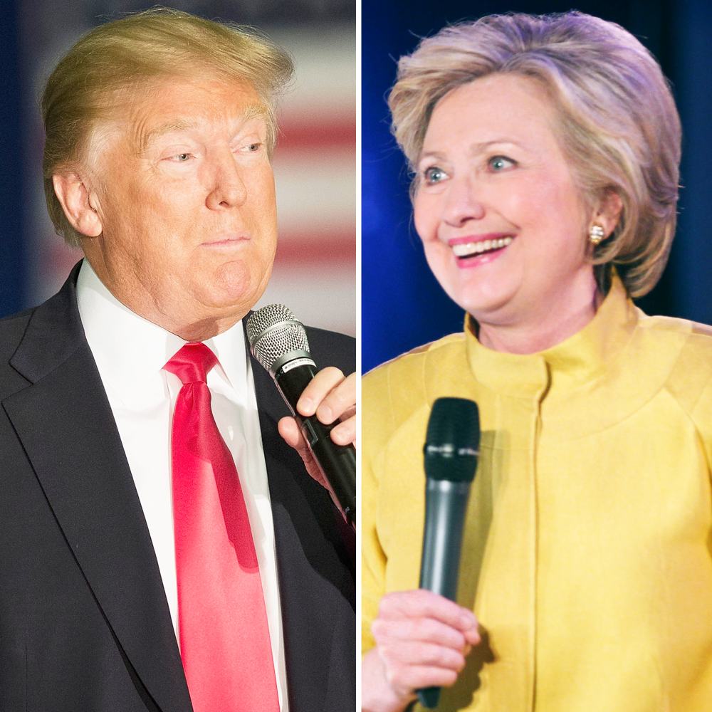 Donald Trump and Hillary Clinton